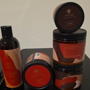 Classic Hair Treatment Set - Red and Black